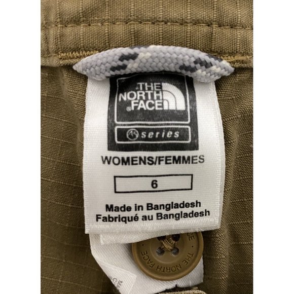 The North Face Women's Size 6 Golden Brown Casual Hiking Capri Pants 32" x 18" - Picture 7 of 9